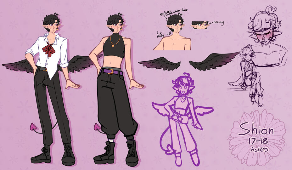 Shion OC Reference - Blooming Hopes