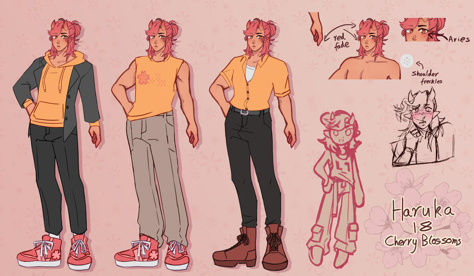 Haruka OC Reference - Blooming Hopes