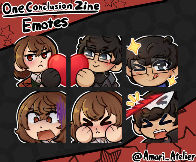 One Conclusion Zine Emotes